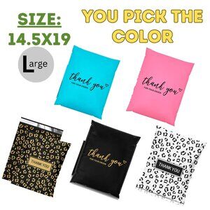 10 count - 14.5x19 Poly Mailer - You Pick Colors